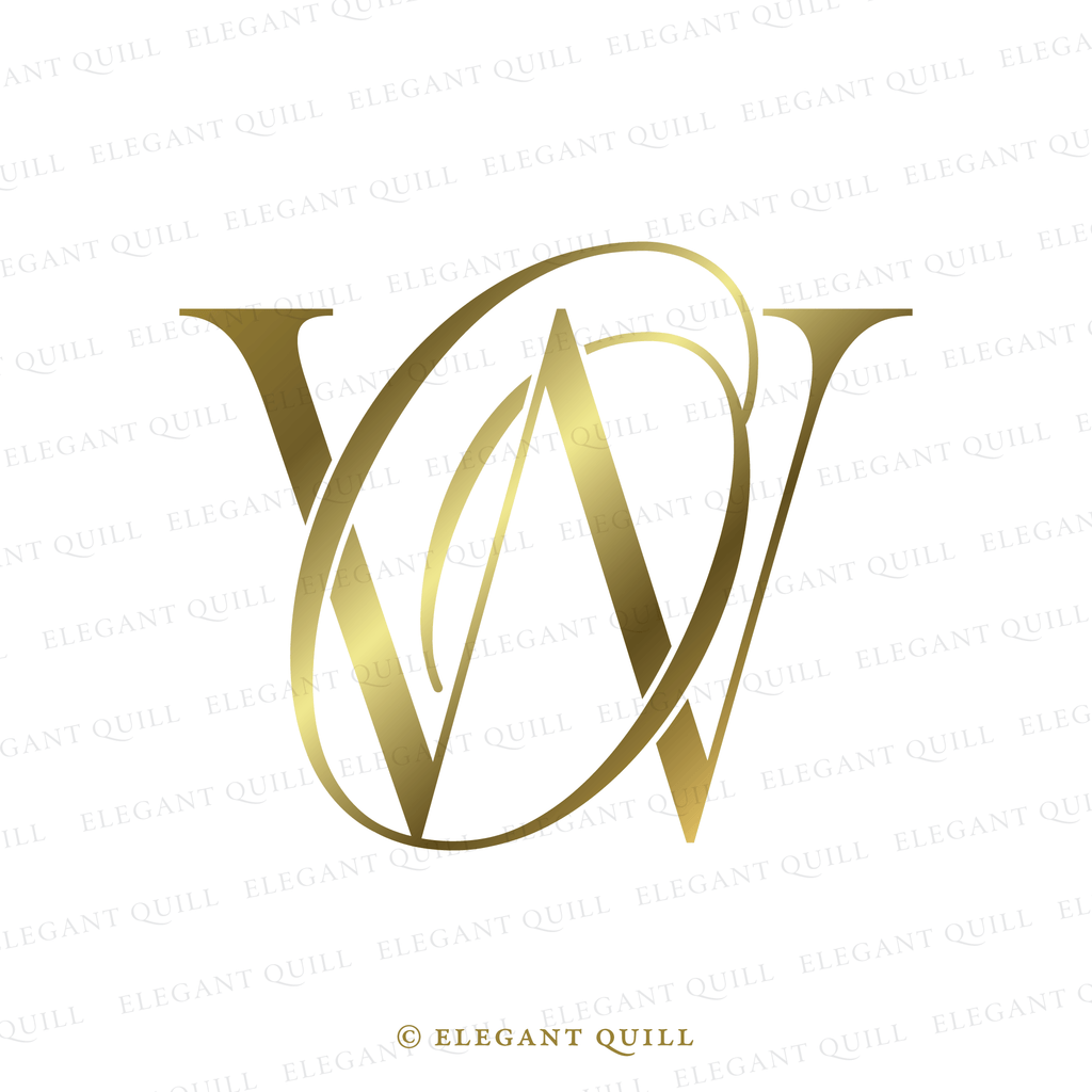 minimalist logo, OW initials