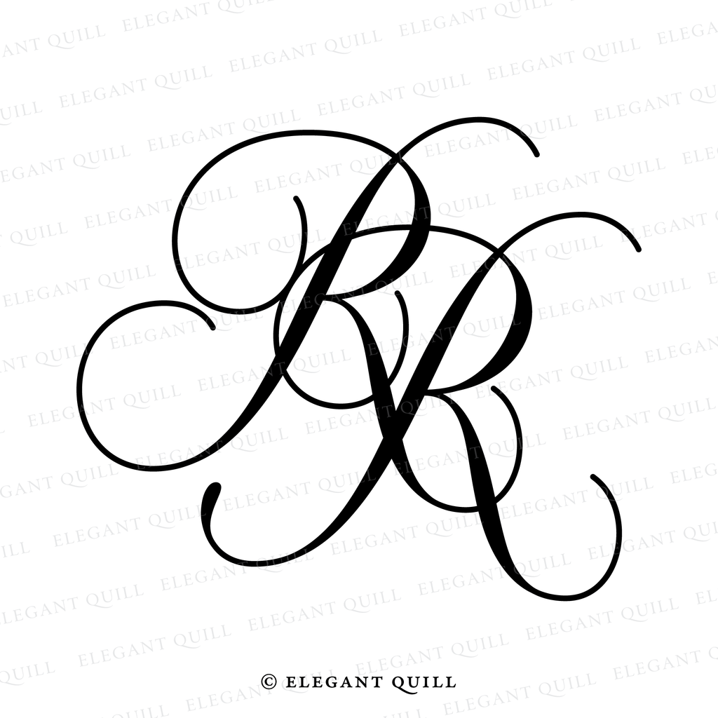 minimalist logo, RR initials