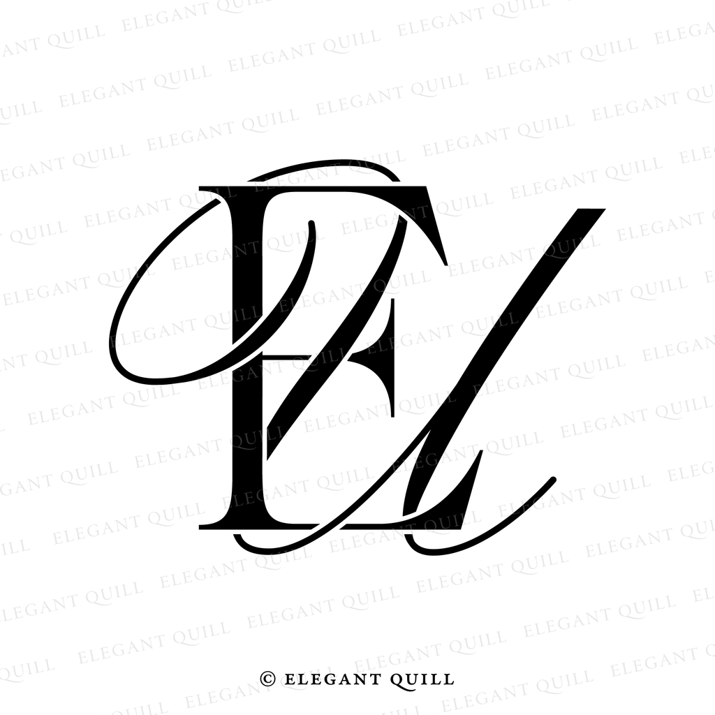 minimalist logo, UE initials