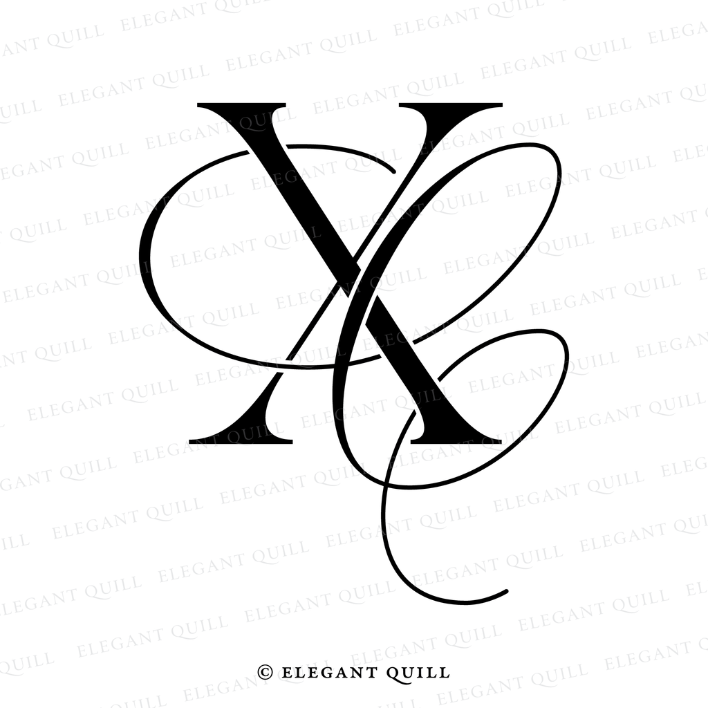 minimalist logo design, CX initials