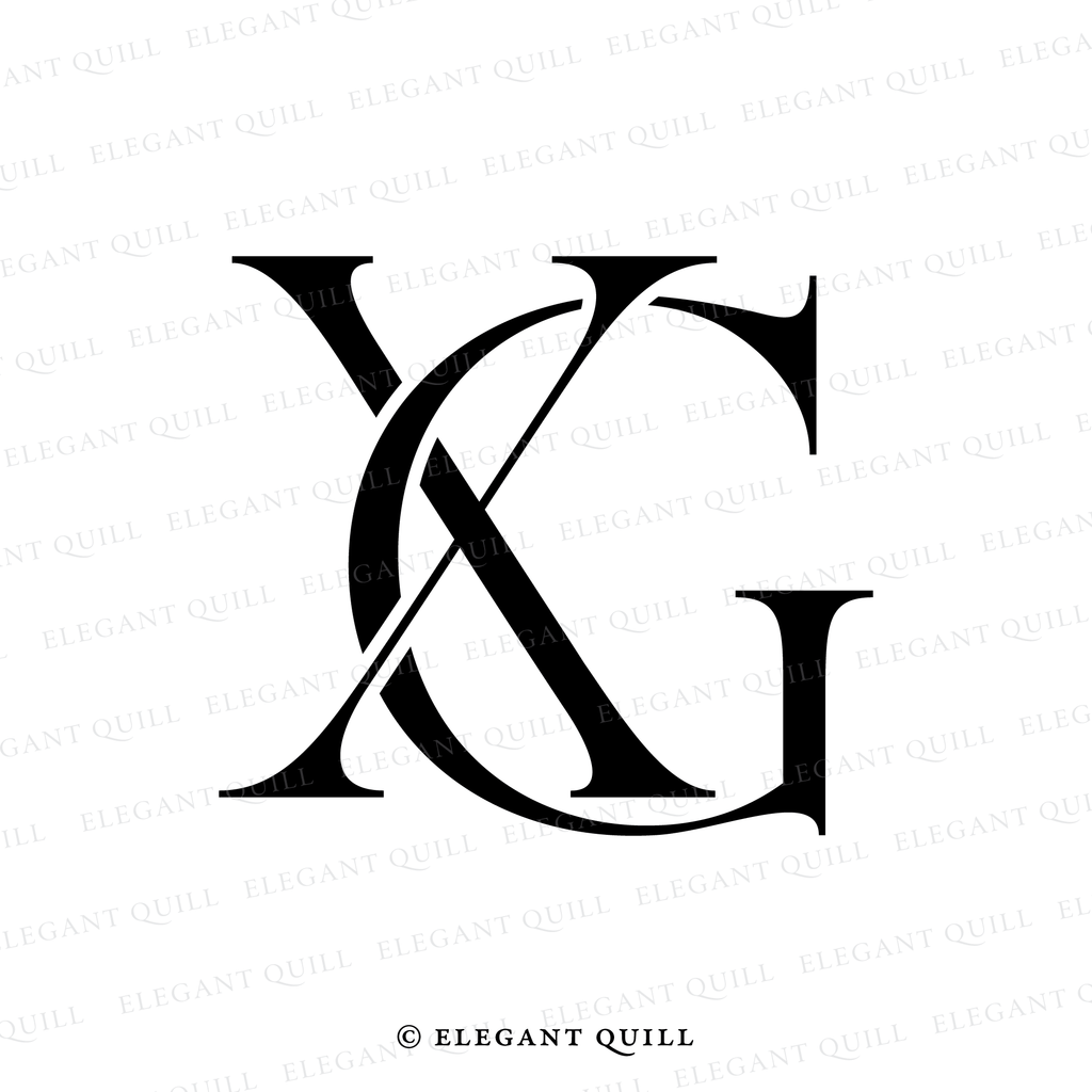 minimalist logo design, GX initials