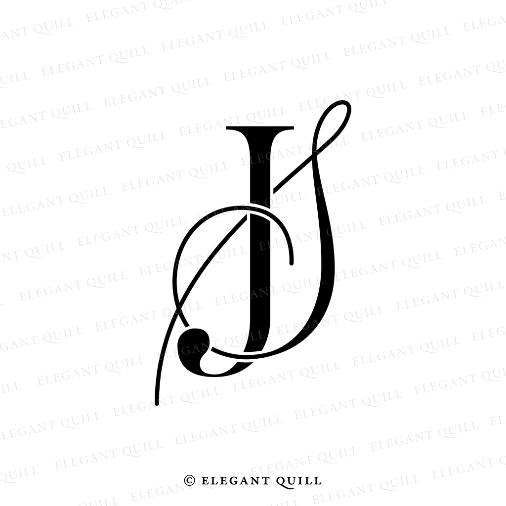 minimalist logo design, SJ initials