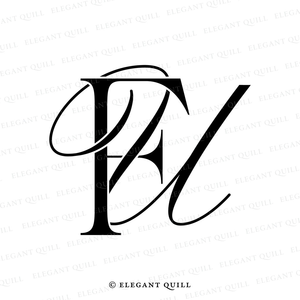 minimalist logo design, UF initials