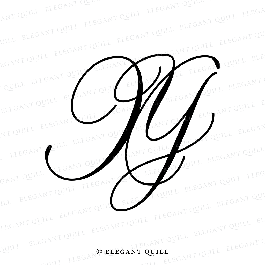 minimalist logo design, XY initials
