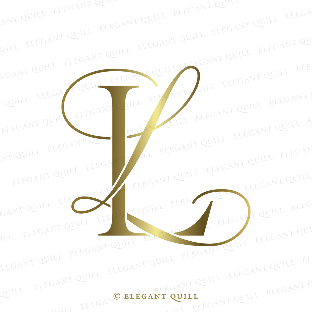 modern logo, LL initials