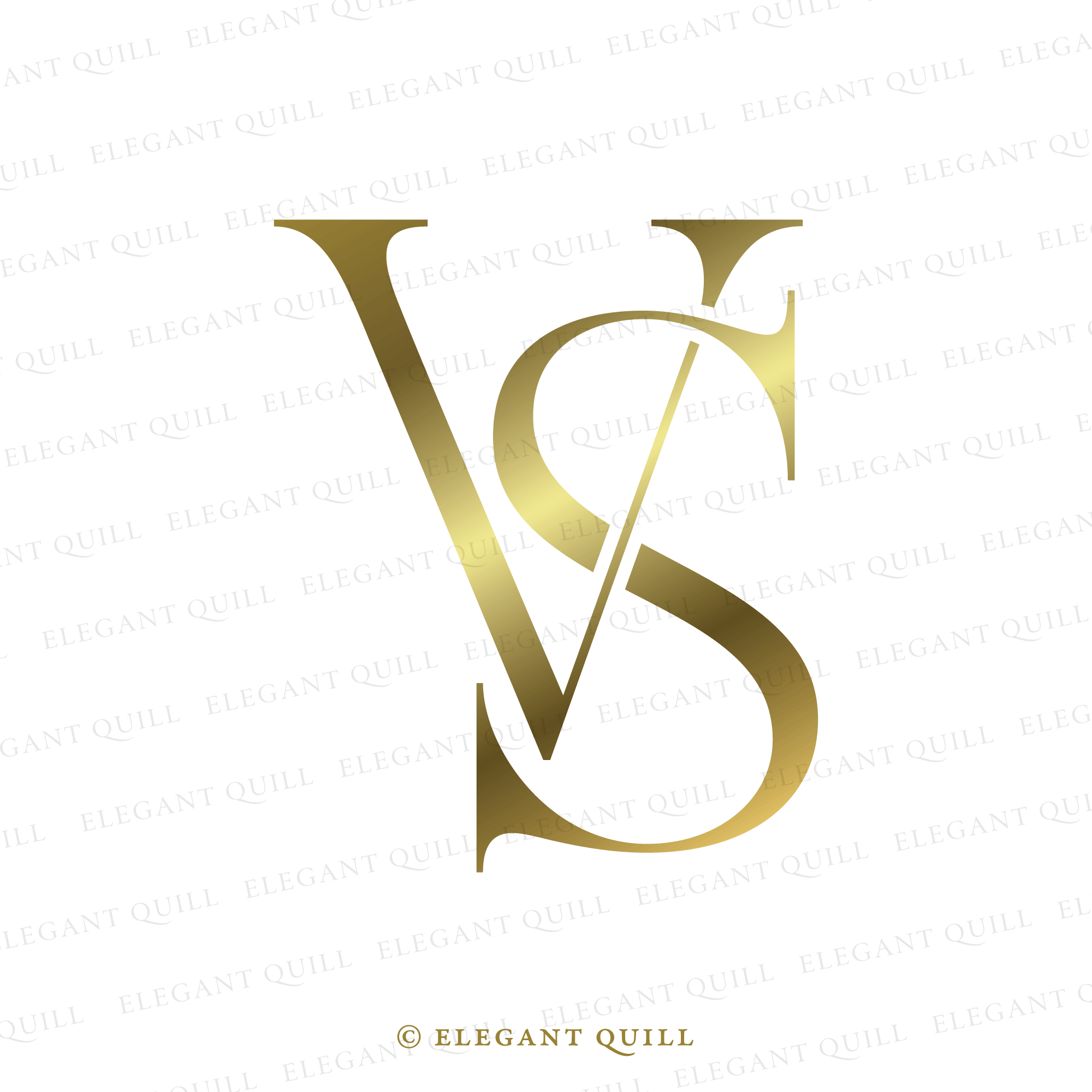 Modern Logo Design, SV Initials – Elegant Quill Modern Logo Design, SV Initials – Elegant Quill