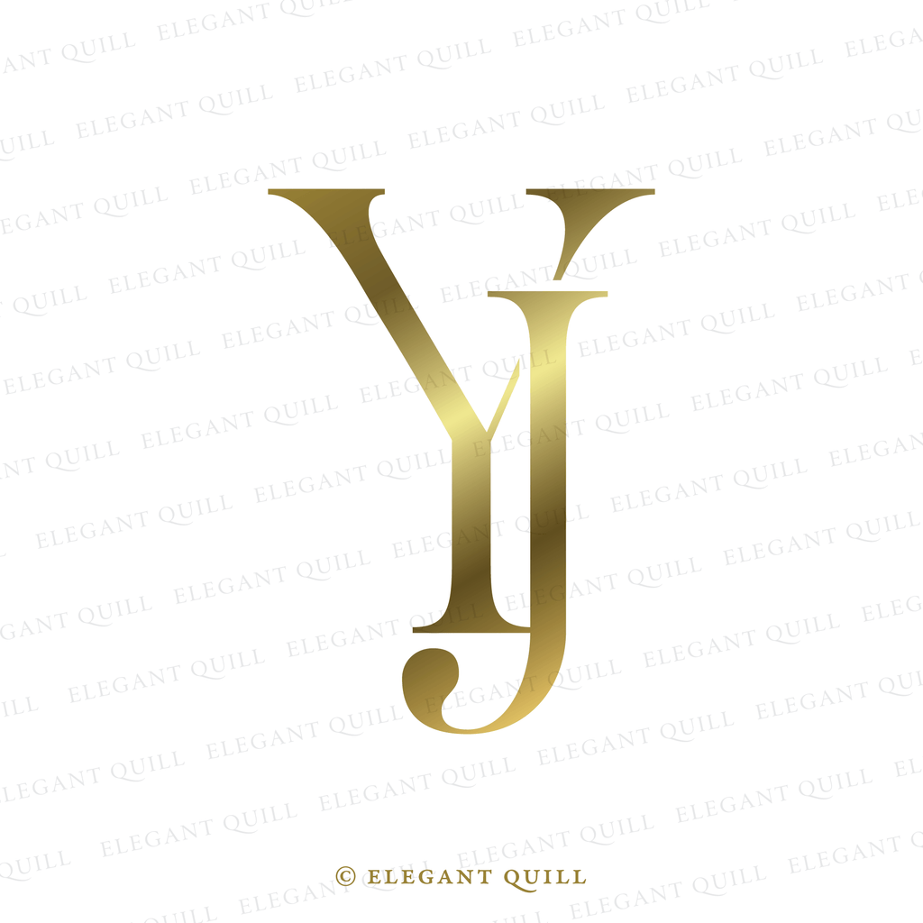Wedding Monogram Design, YL Initials Logo