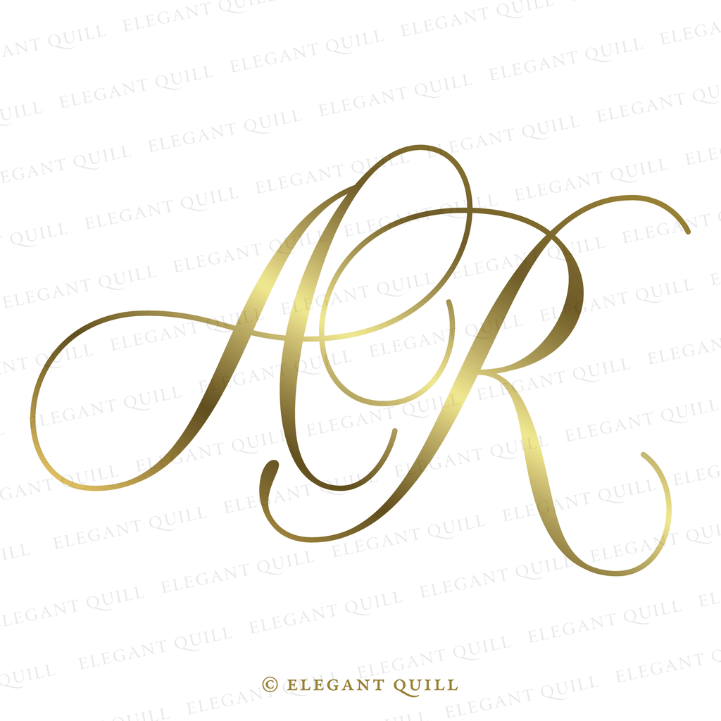 monogram, AR initials logo