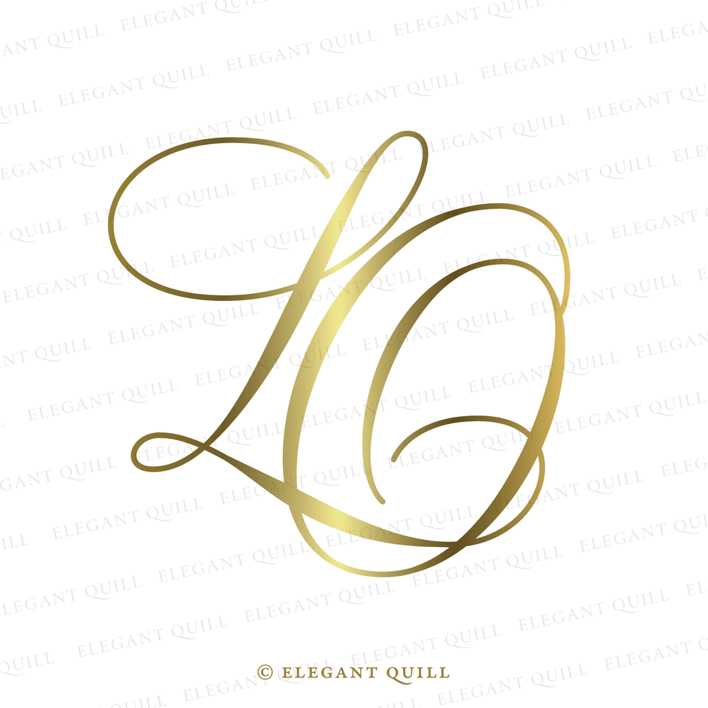 monogram, LO initials
