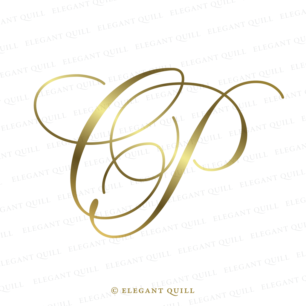 monogram initials, CP logo