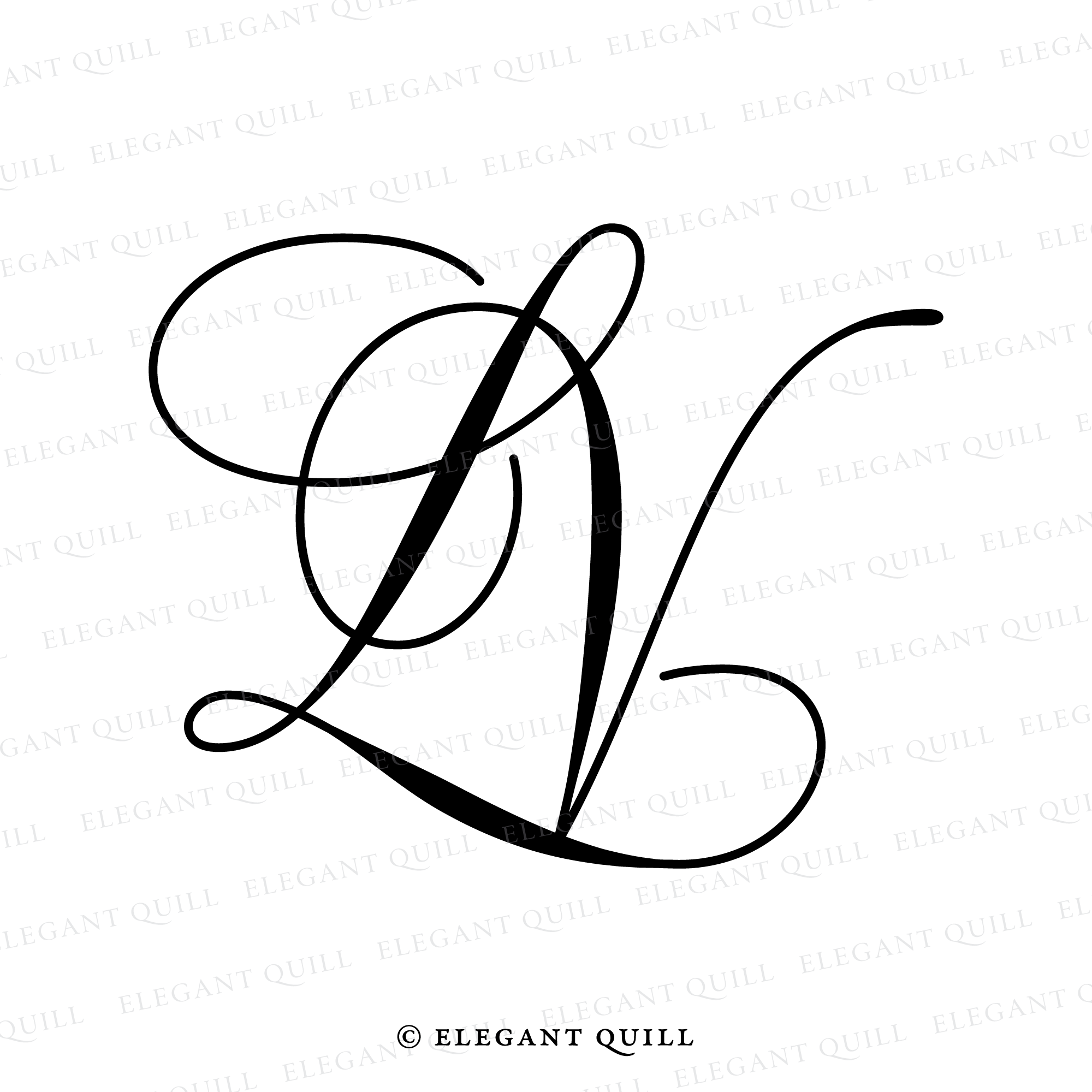 lv monogram initials