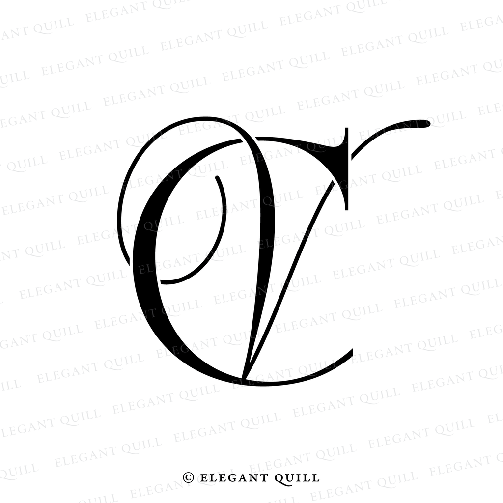 monogram initials VC