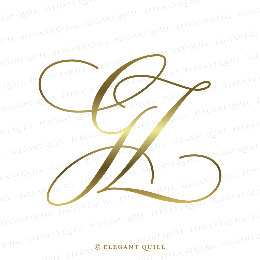 monogram logo, GZ initials