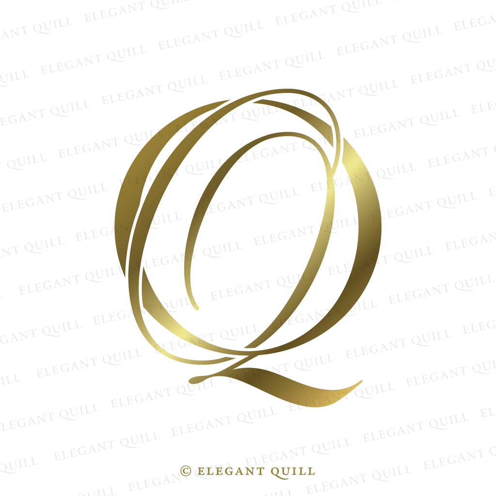 monogram logo, OQ initials