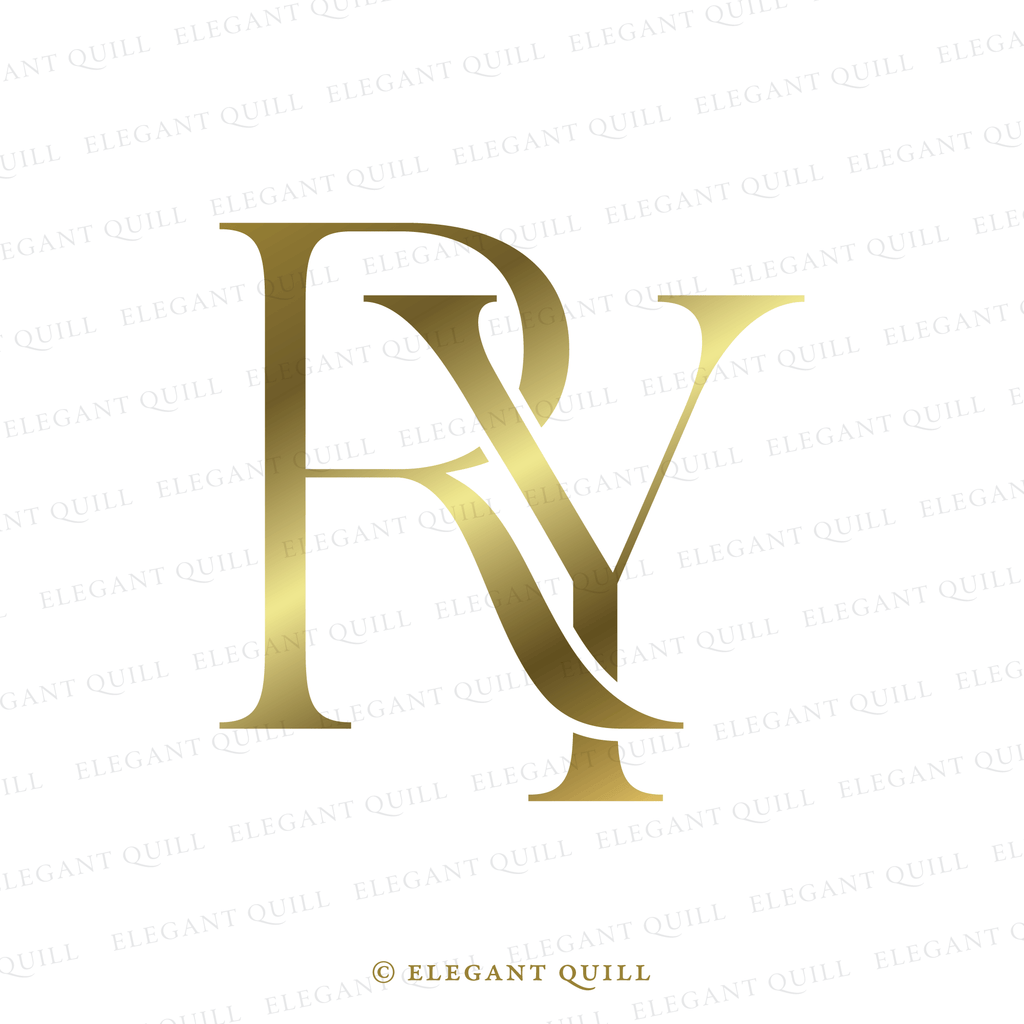 monogram logo, RY initials