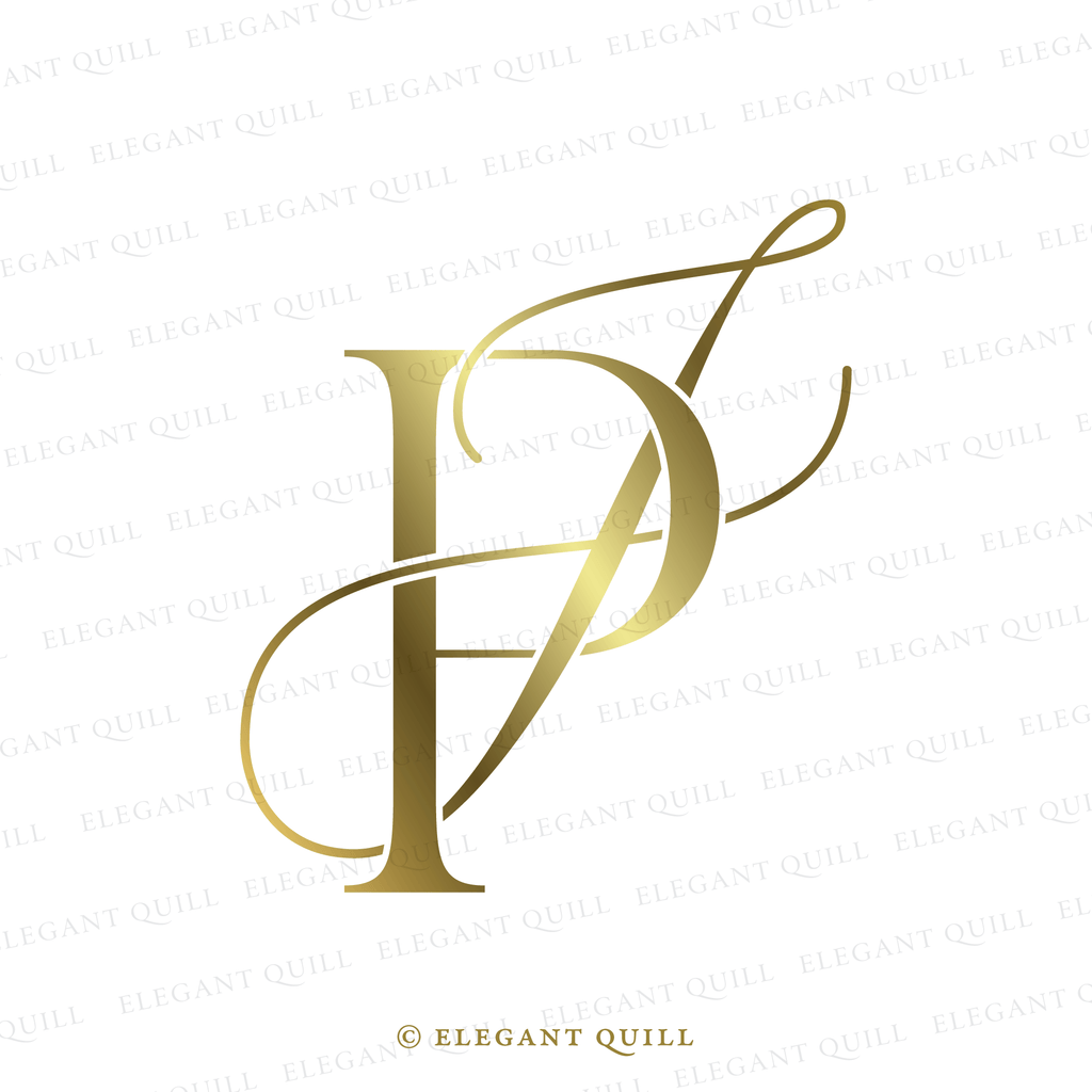 monogram logo design, JP initials