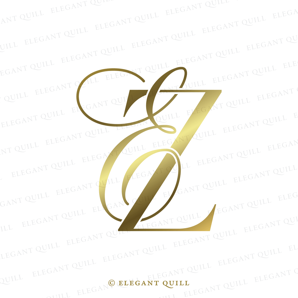 personal brand logo, EZ initials