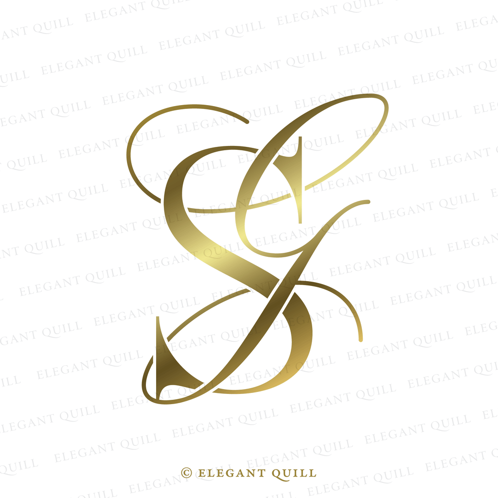 personal brand logo, GS initials