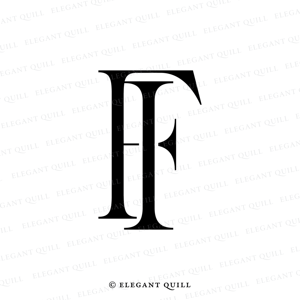 personal brand logo, IF initials