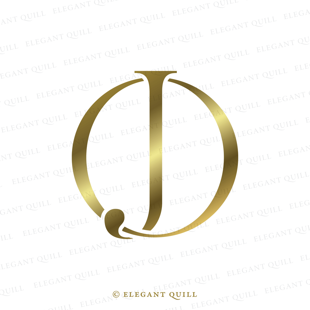 personal brand logo, JO initials