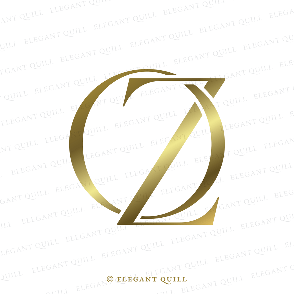 personal brand logo, OZ initials