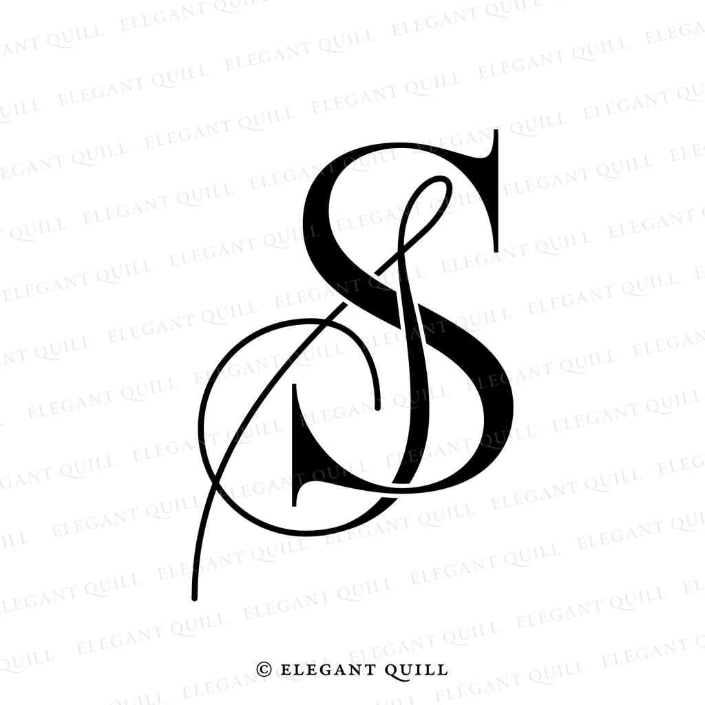 personal brand logo, SS initials