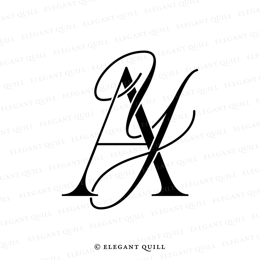 personal brand logo, YA initials