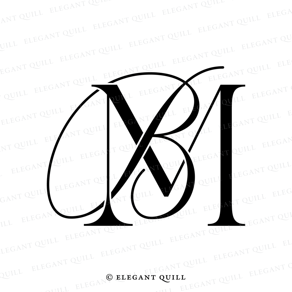 personal logo BM initials