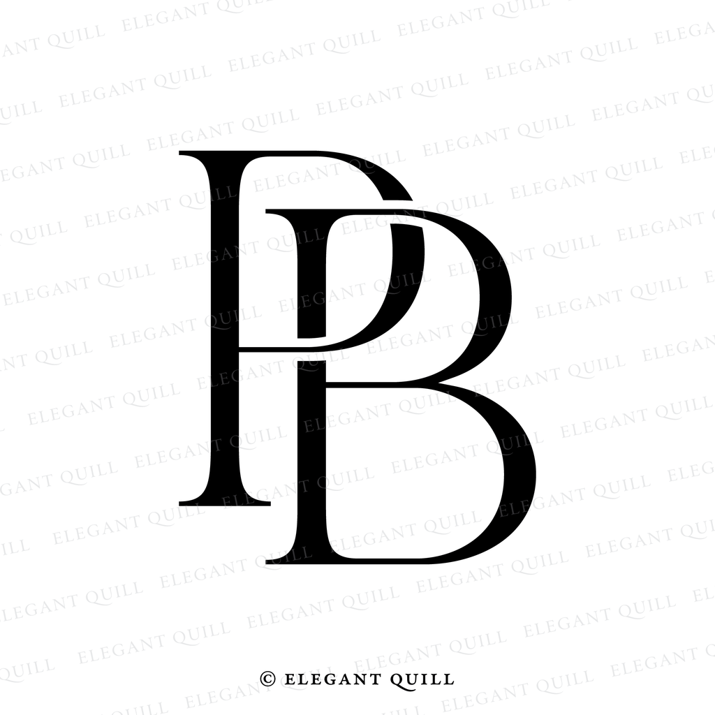personal logo, BP initials