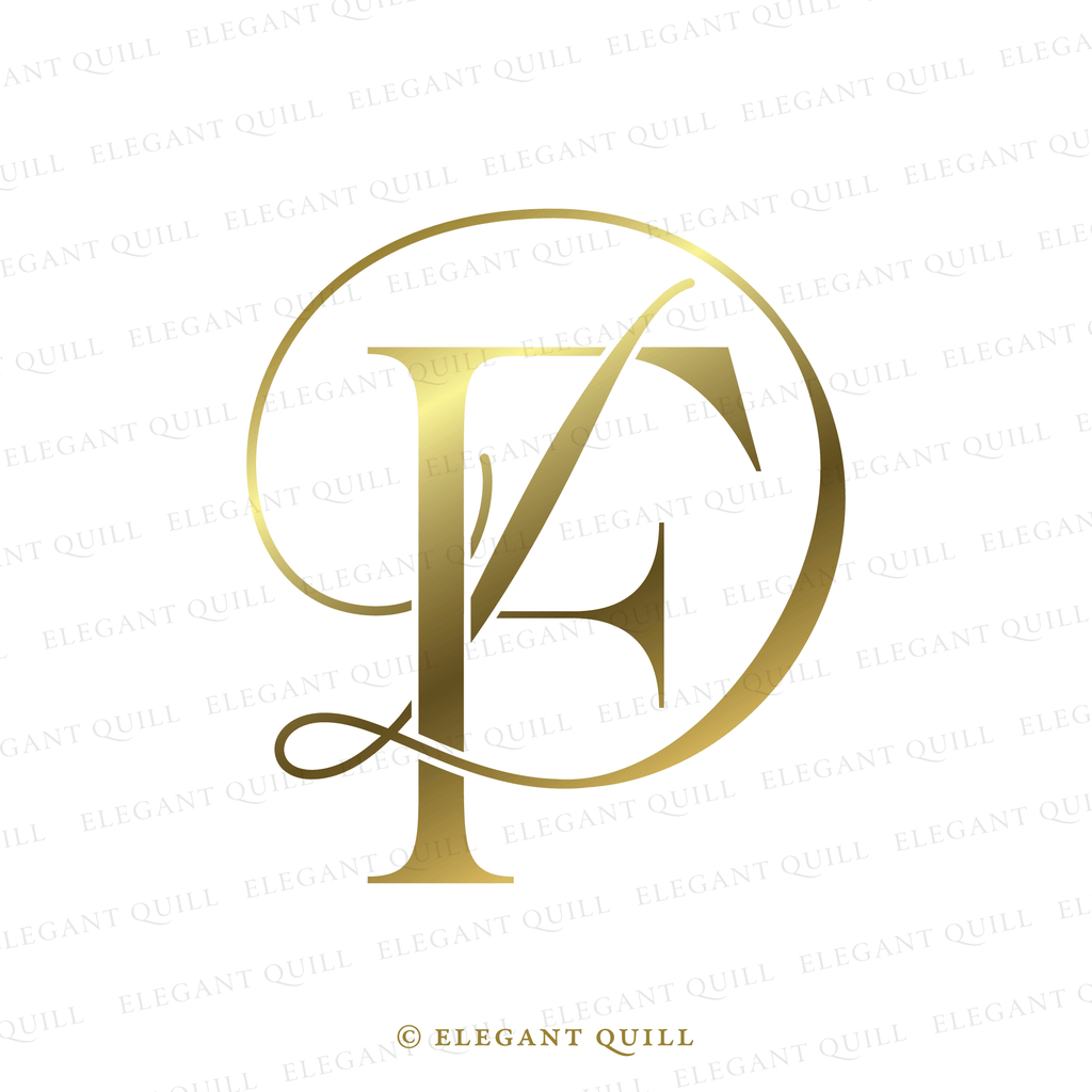 personal logo, DF initials