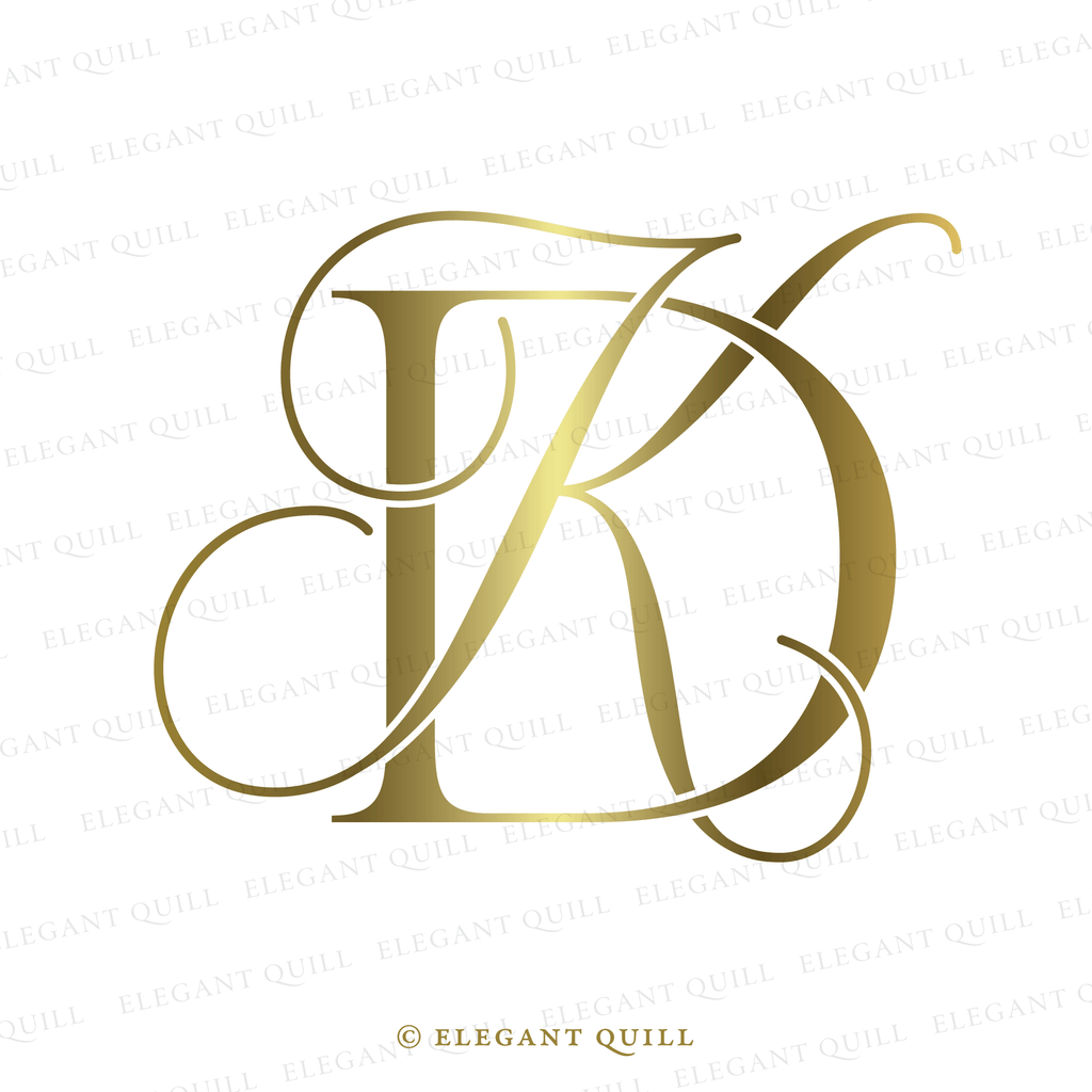 personal logo, KD initials