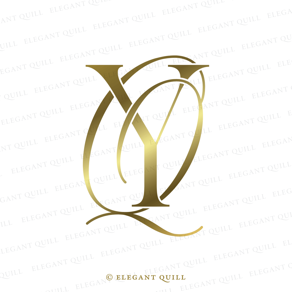 personal logo, QY initials