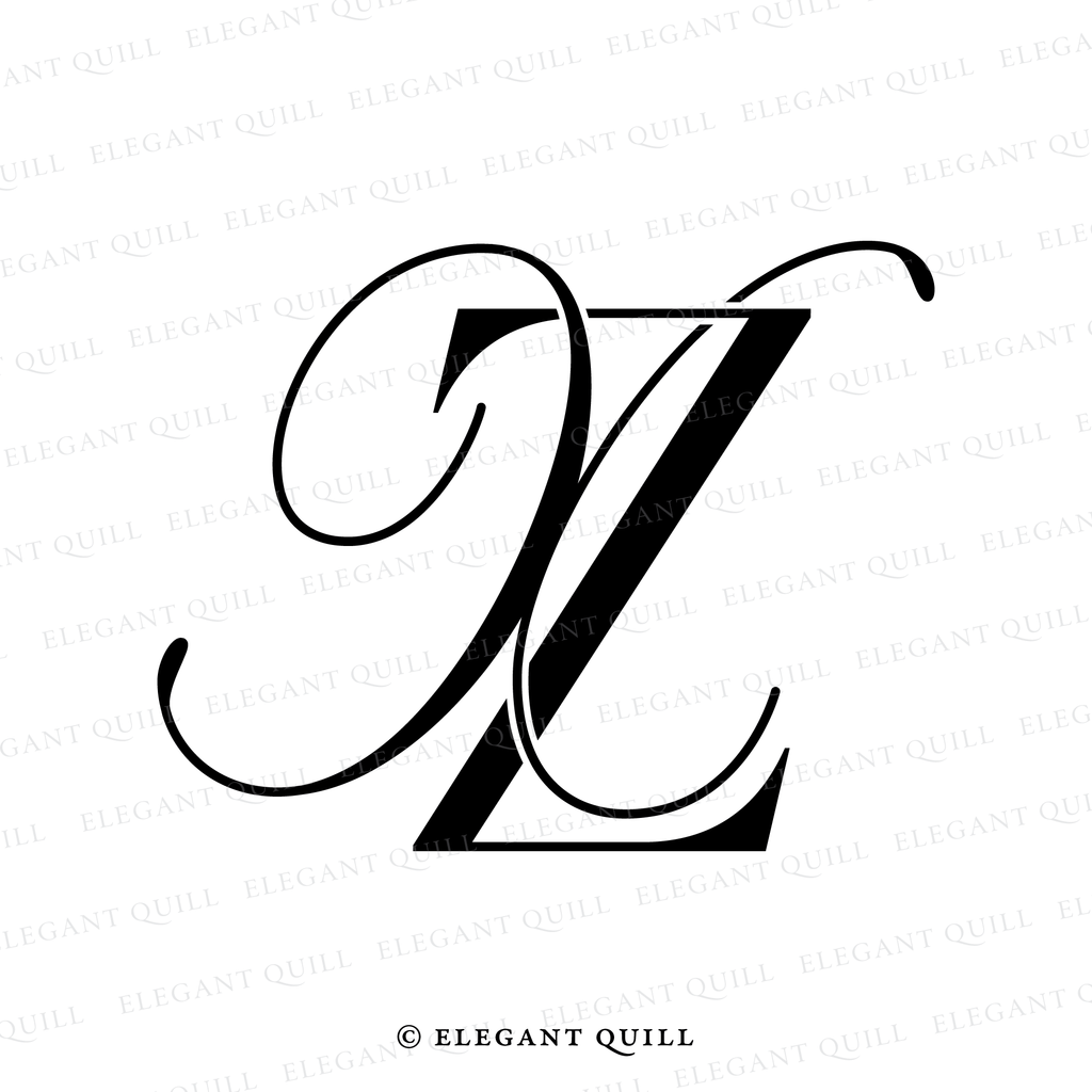 personal logo, XZ initials