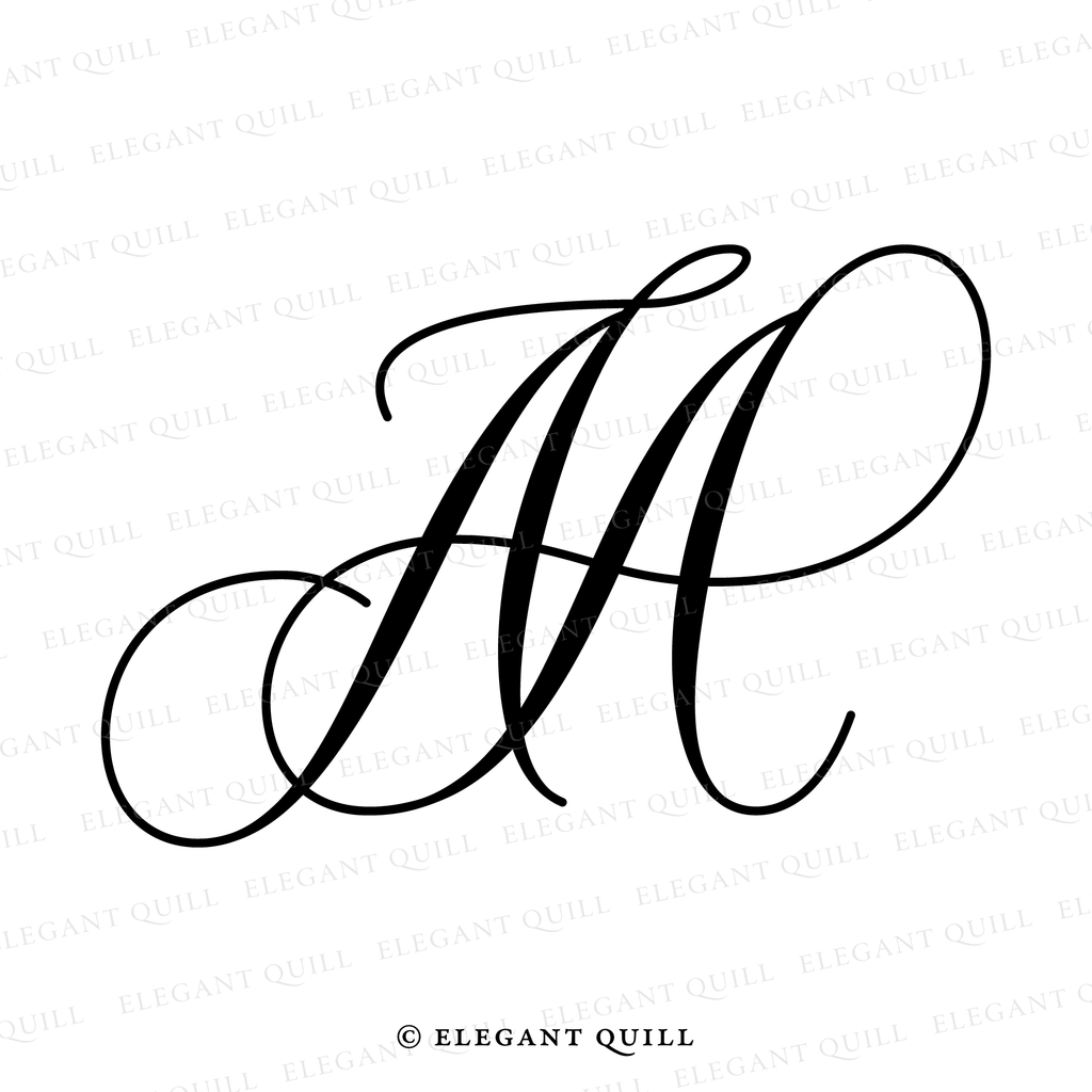 premade logo, AA initials