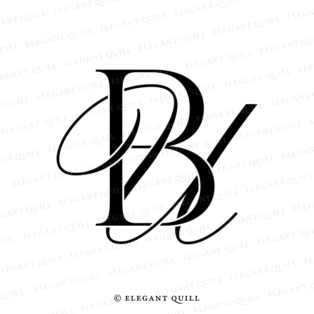 premade logo, UB initials