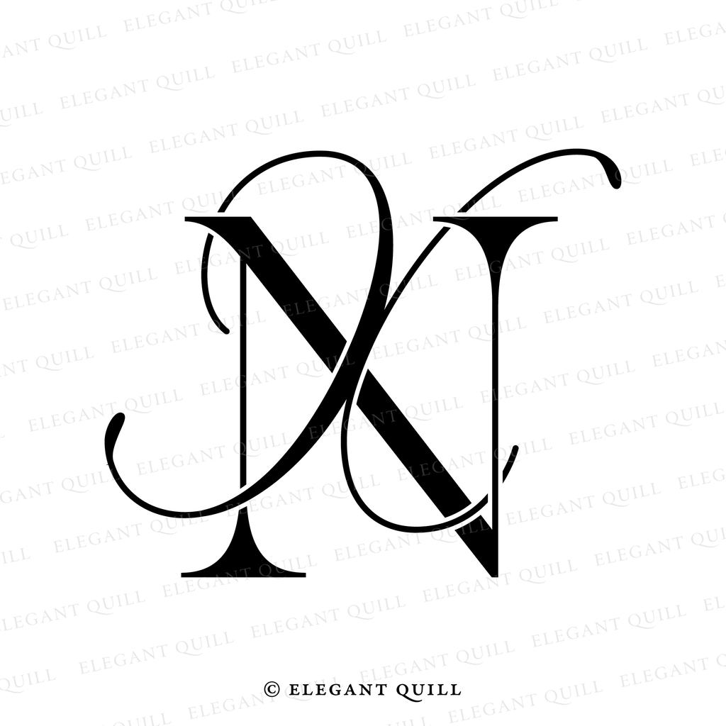 premade logo, XN initials