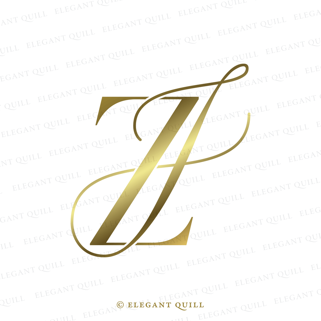 script logo, JZ initials