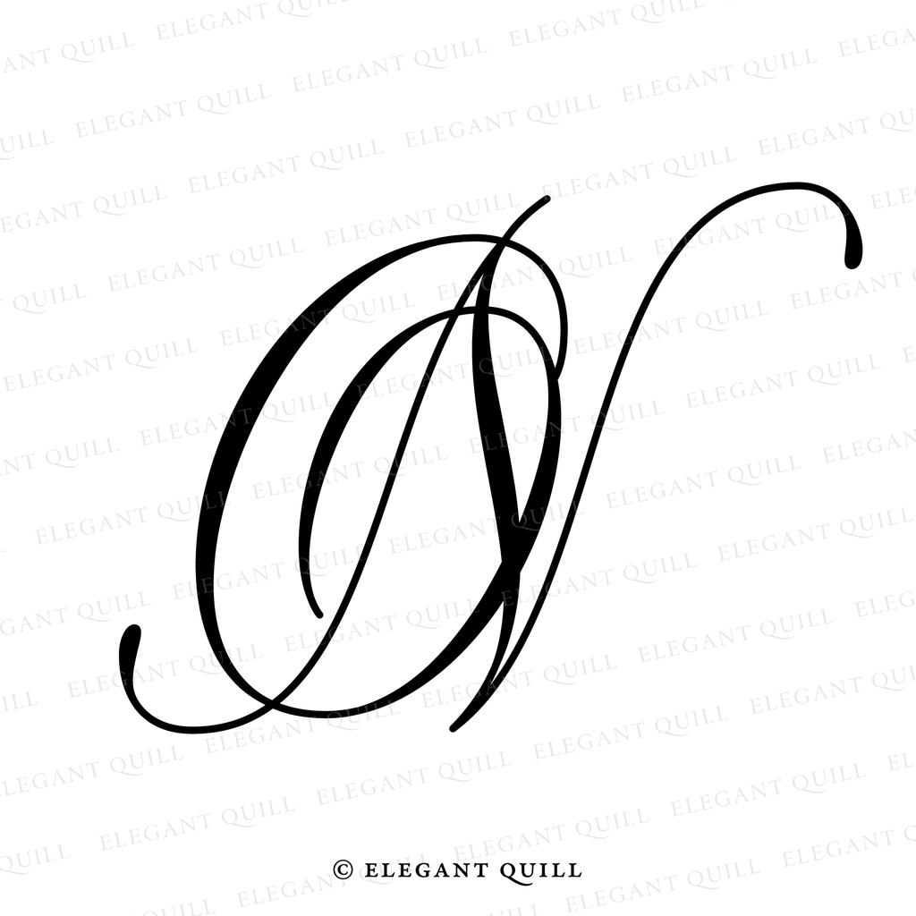 script logo, NO initials