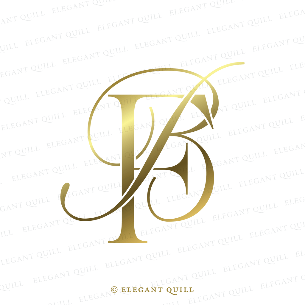 simple logo, BF logo gold