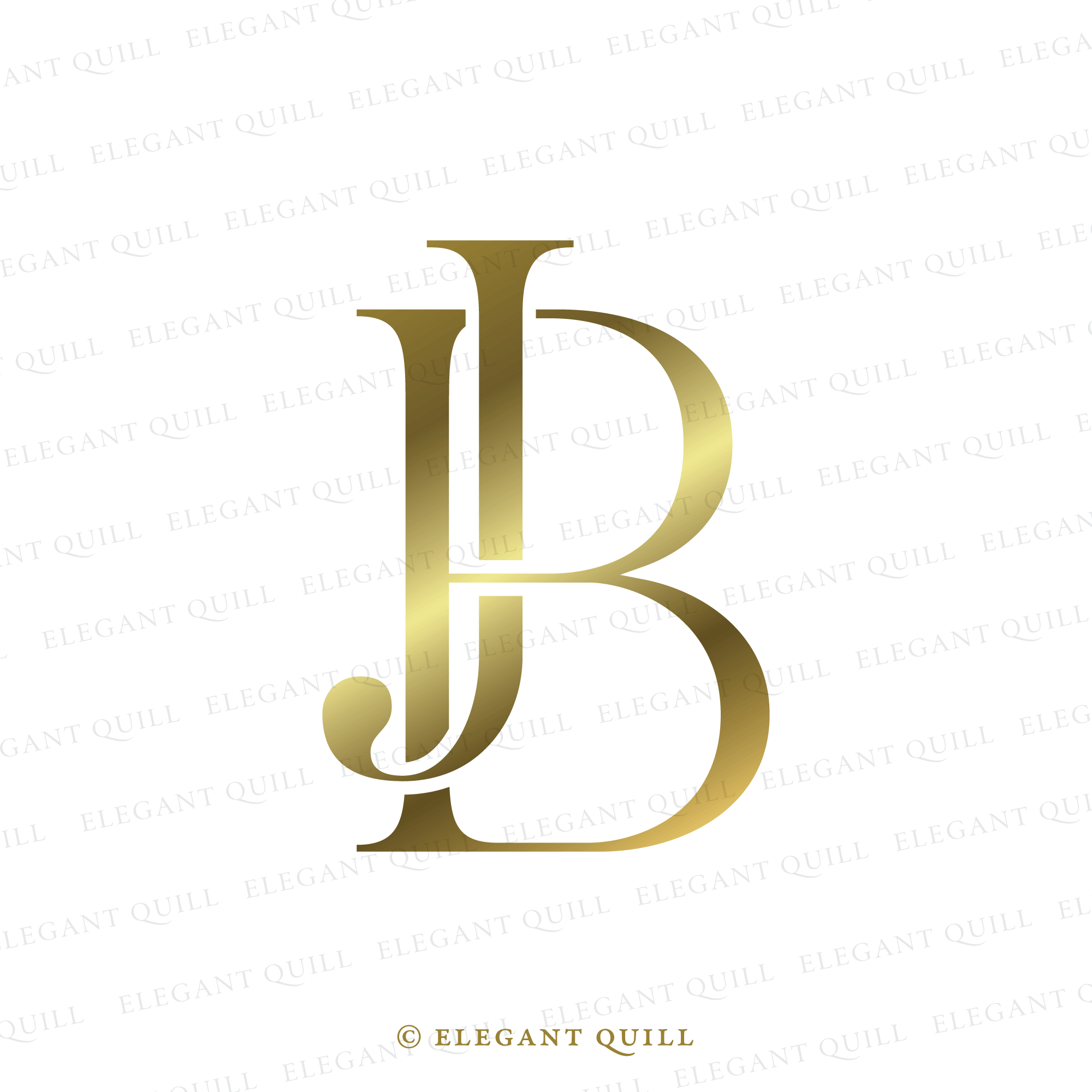 letter BJ logo
