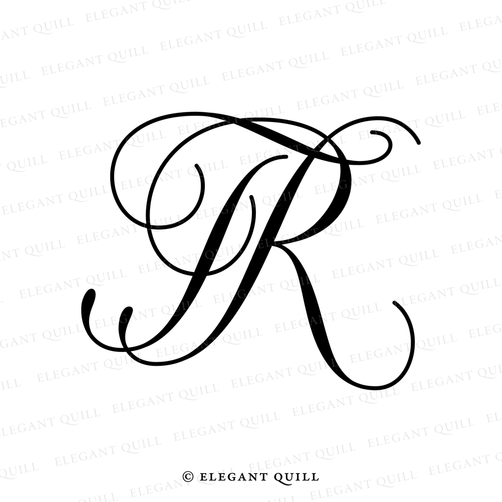 simple logo, RT initials