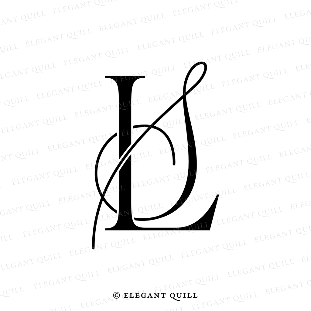 simple logo design, SL initials