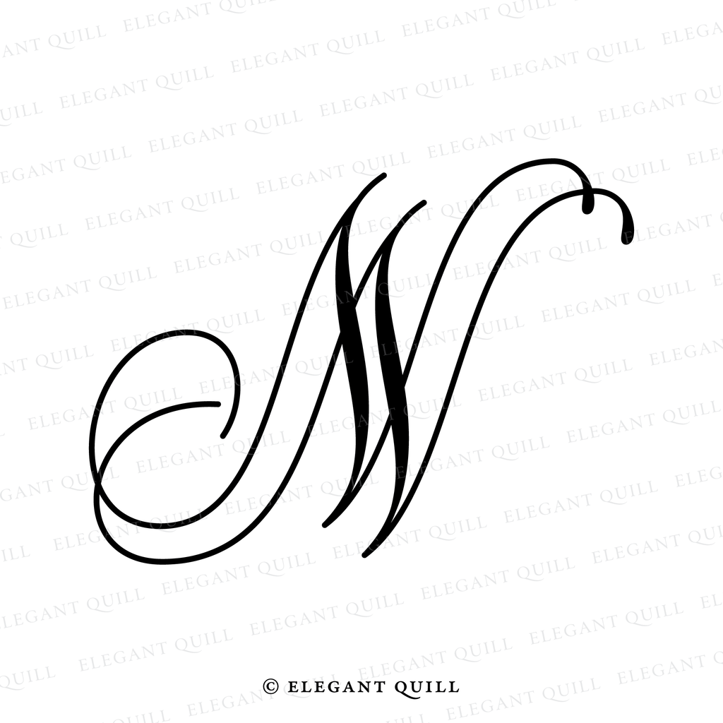 simplistic logo, NN initials