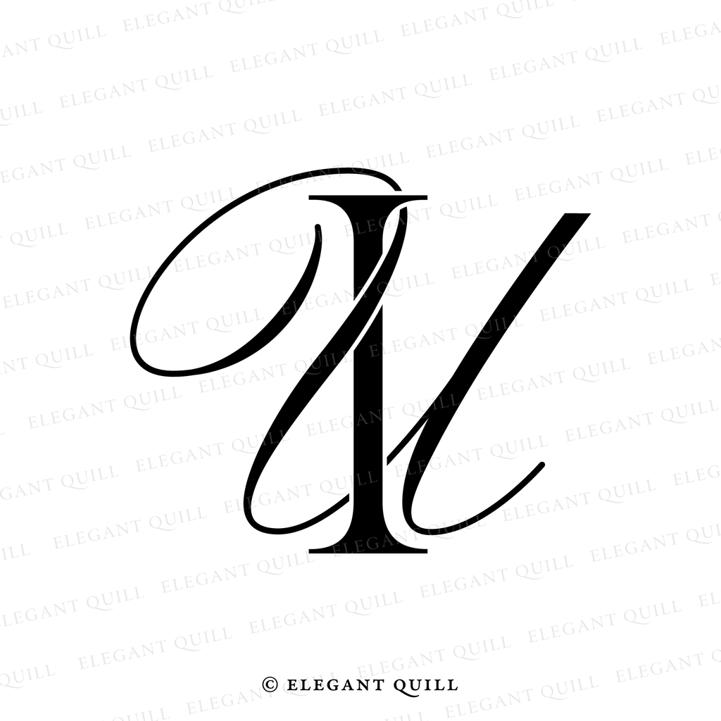 simplistic logo, UI initials