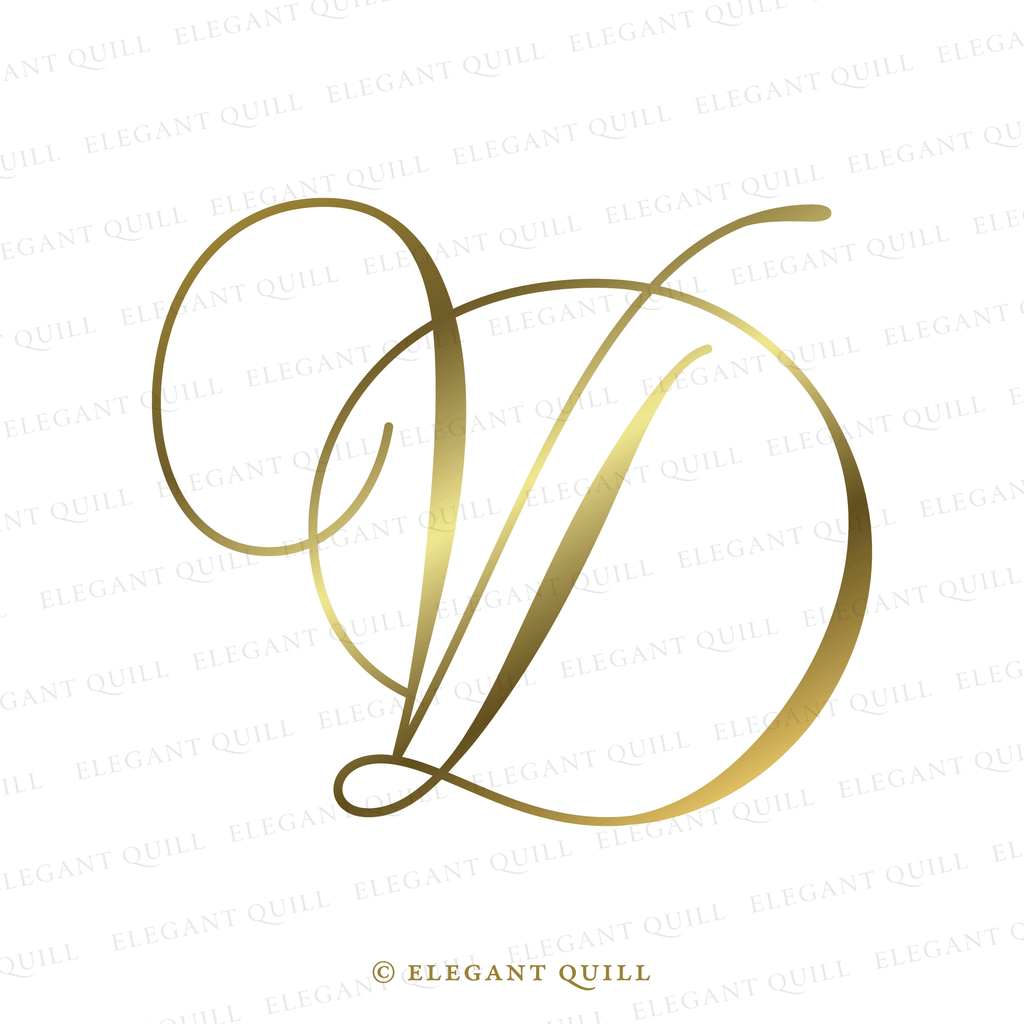 two letter logo, DV initials