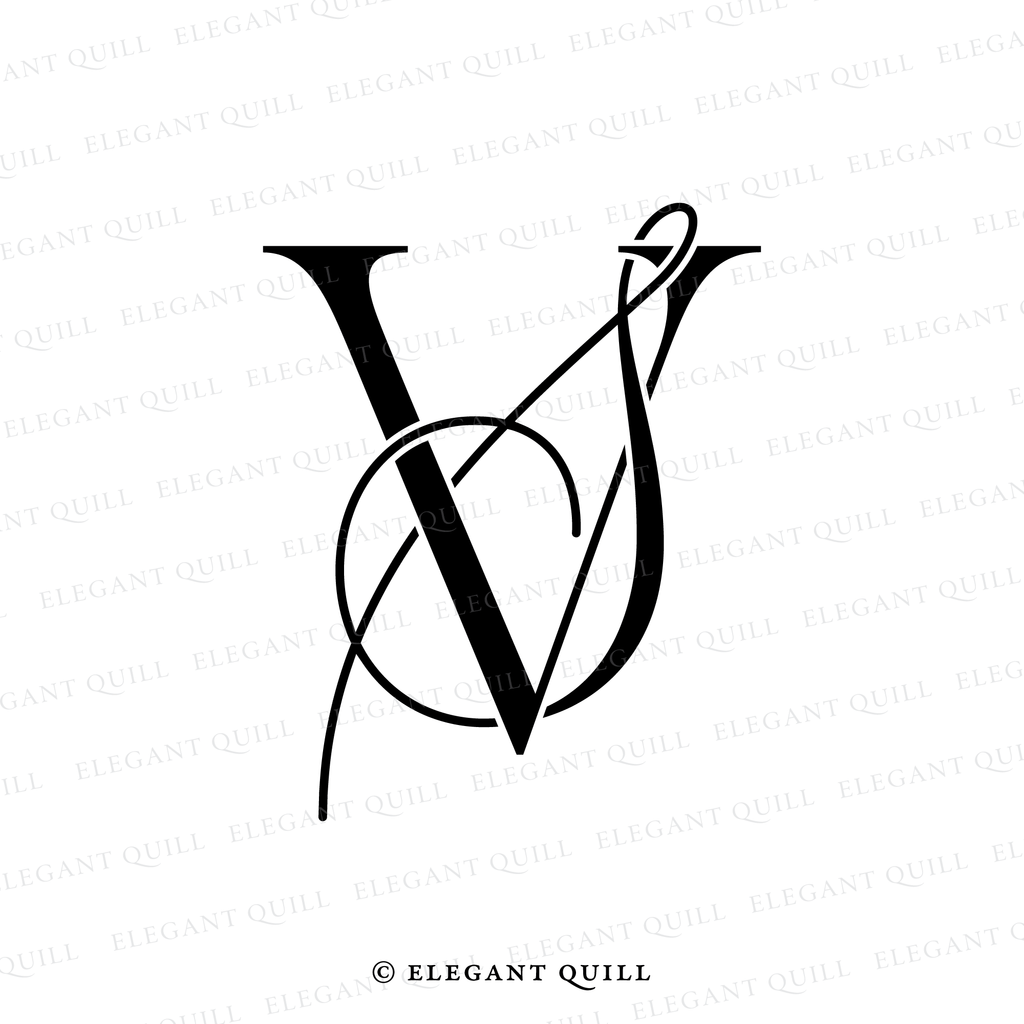 two letter logo, SV initials