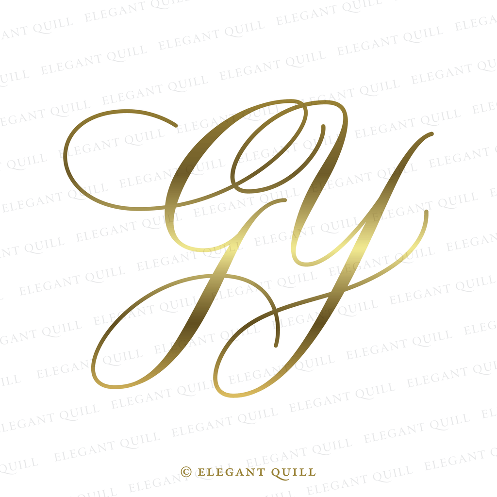 wedding dance floor monogram, GY initials