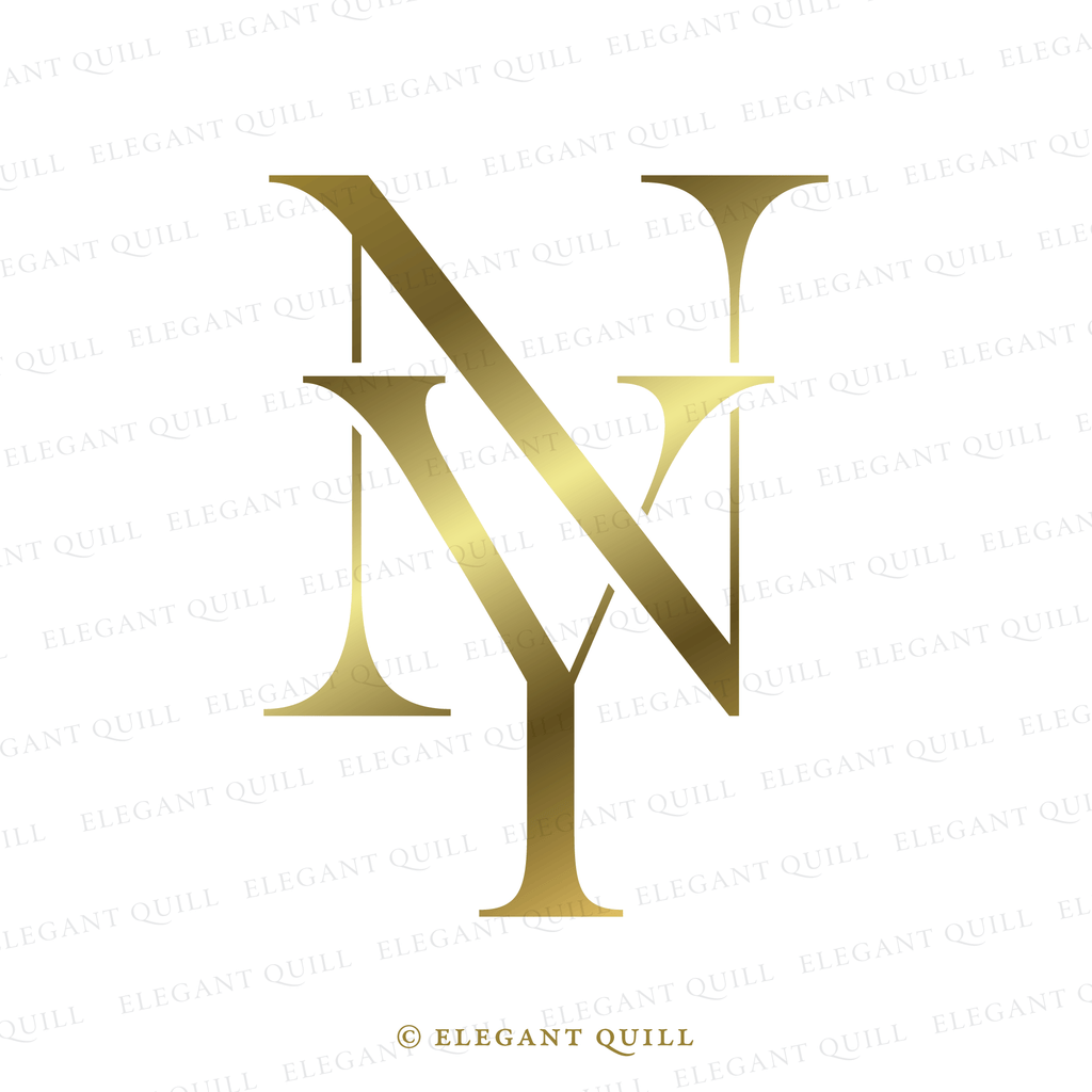 wedding dance floor monogram, NY initials