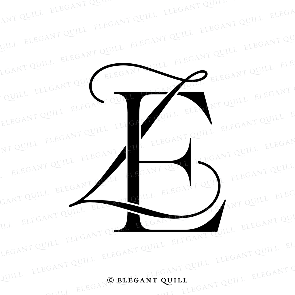 wedding dance floor monogram, ZE initials