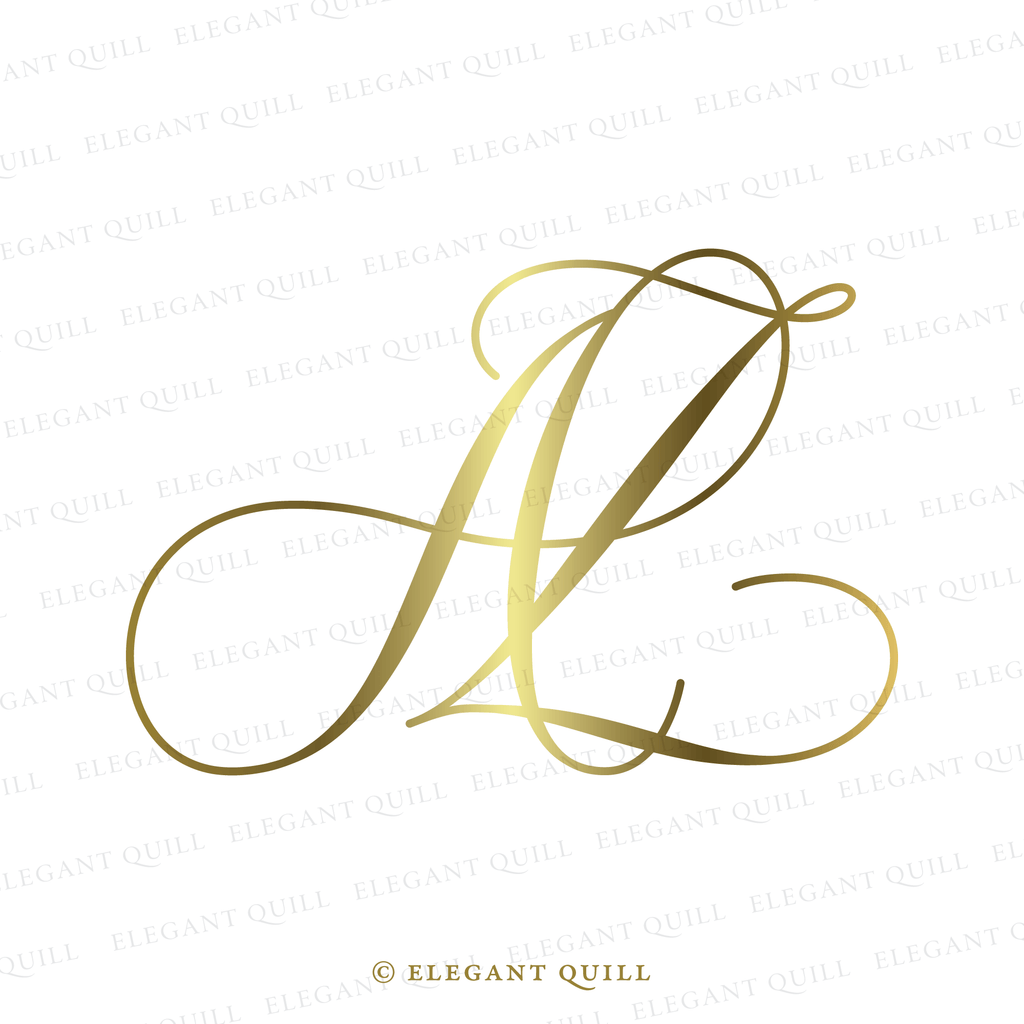 Letter Z Botanical Flowers . Initial Wedding Monogram Font Logo